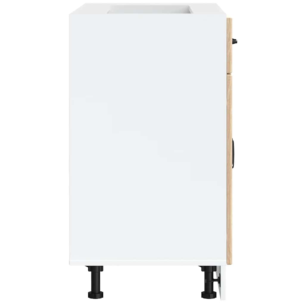 vidaXL ντουλάπι βάσης κουζίνας Lucca Δρυς sonoma κατασκευασμένο ξύλο