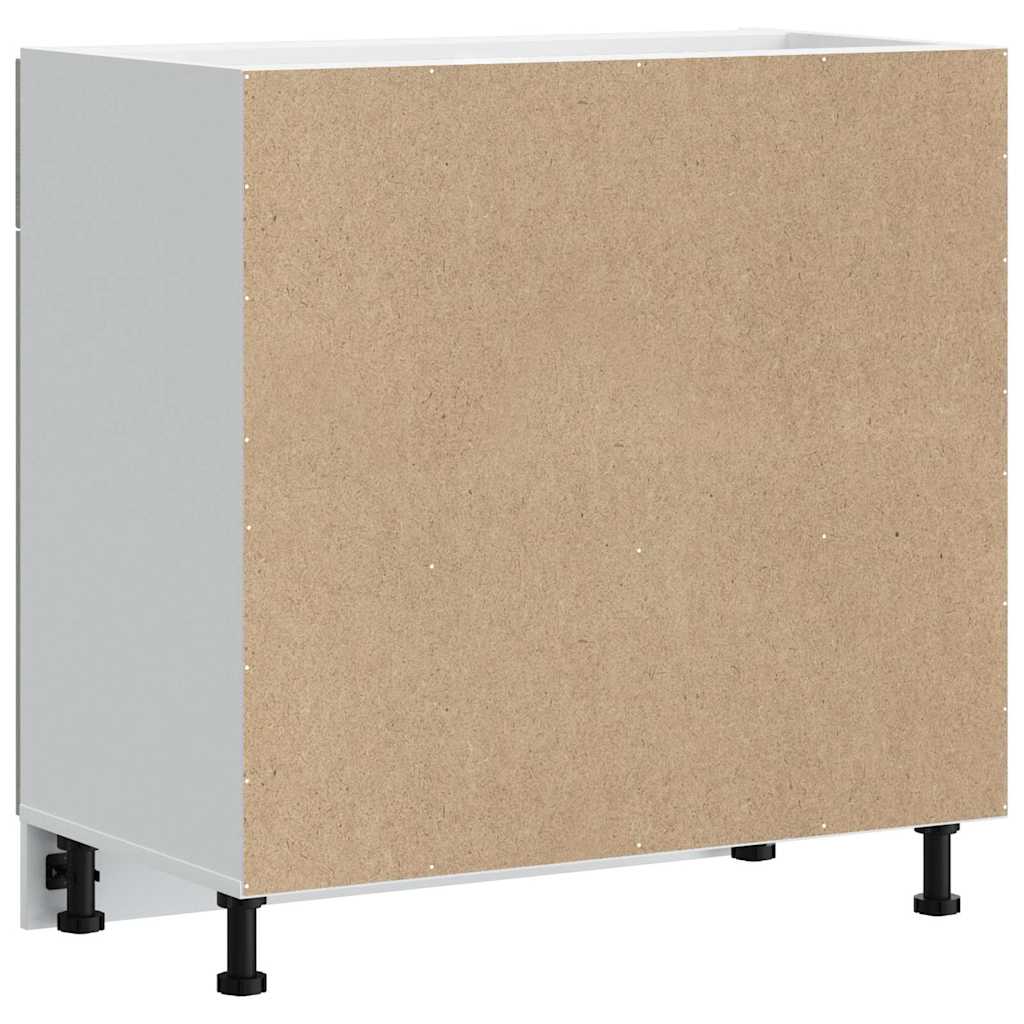 vidaXL ντουλάπι βάσης κουζίνας Lucca Γκρίζο Σονόμα κατασκευασμένο ξύλο