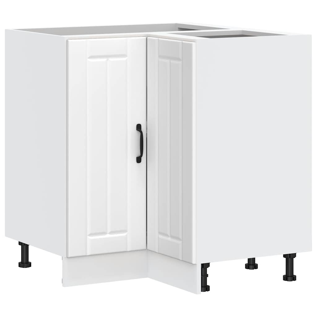 vidaXL Γωνιακό ντουλάπι βάσης κουζίνας "Lucca" Λευκό