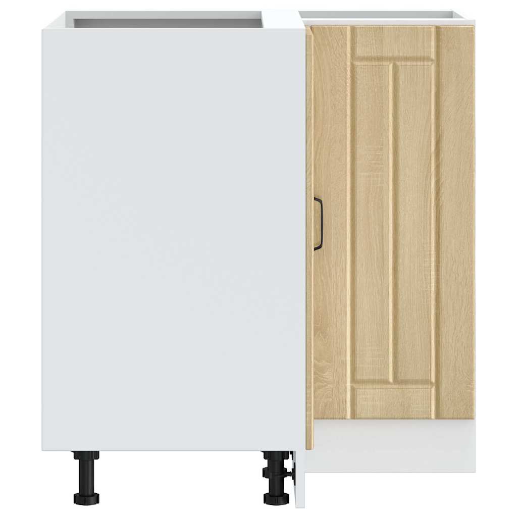 vidaXL Γωνιακό ντουλάπι βάσης κουζίνας "Lucca" Sonoma Oak