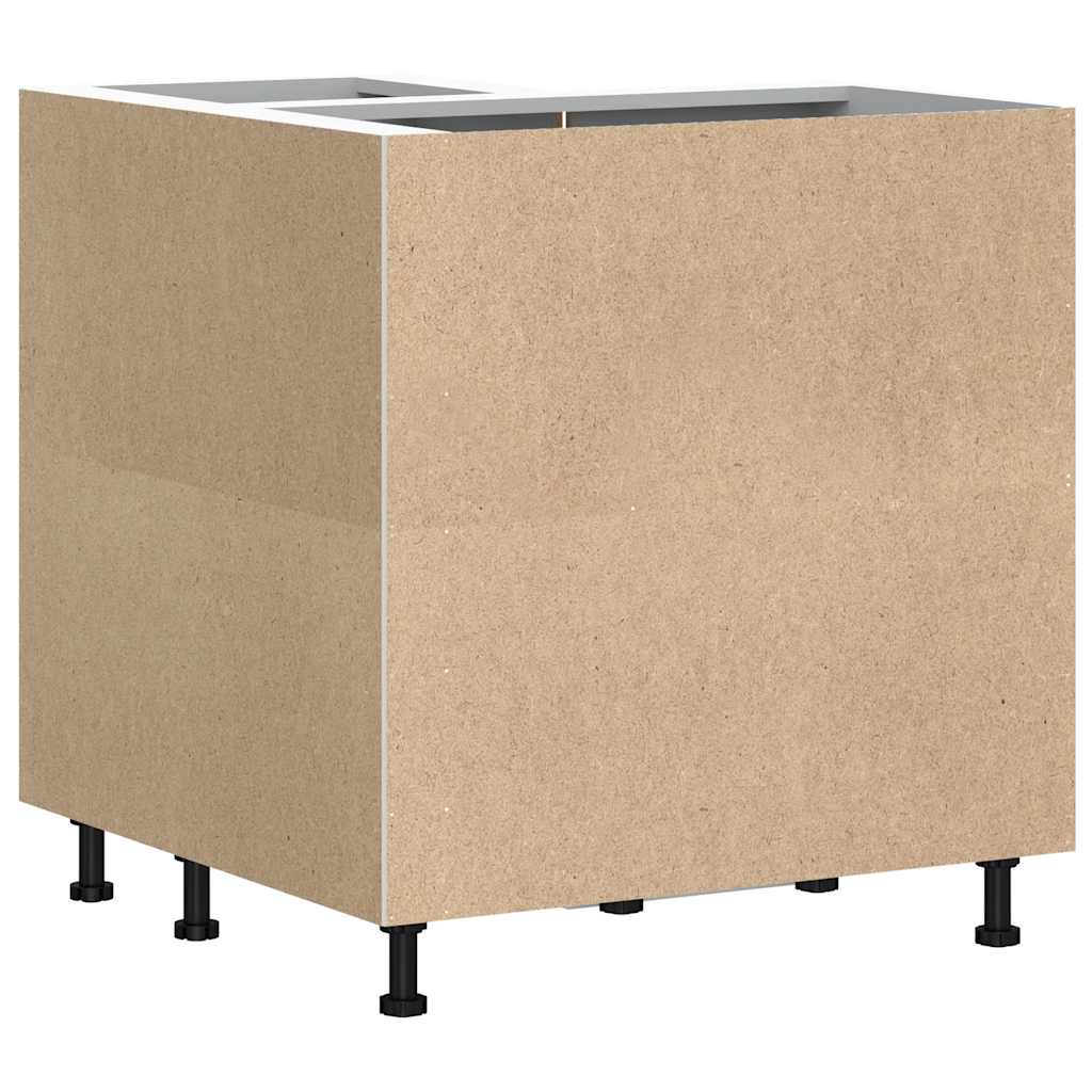 vidaXL Γωνιακό ντουλάπι βάσης κουζίνας "Lucca" Σκυρόδεμα γκρι