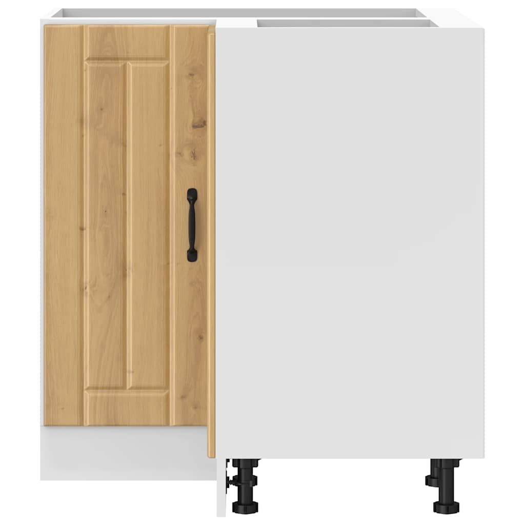 vidaXL Γωνιακό ντουλάπι βάσης κουζίνας "Lucca" Artisan Oak