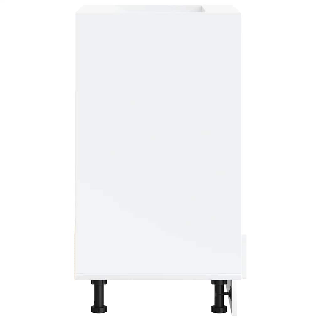 vidaXL Ντουλάπι φούρνου "Lucca" Λευκό μηχανουργικό ξύλο