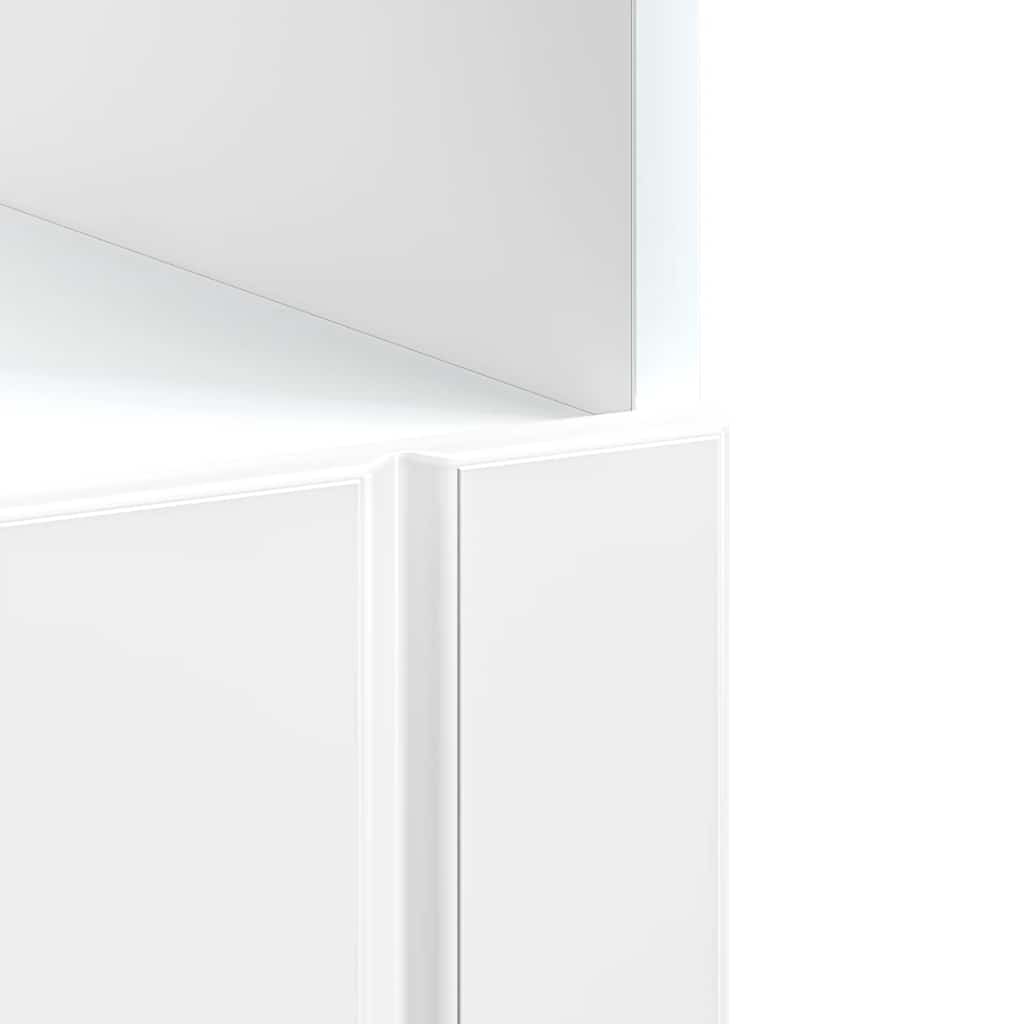 ντουλάπι φούρνου vidaXL "Lucca" Υψηλή στιλπνότητα λευκό