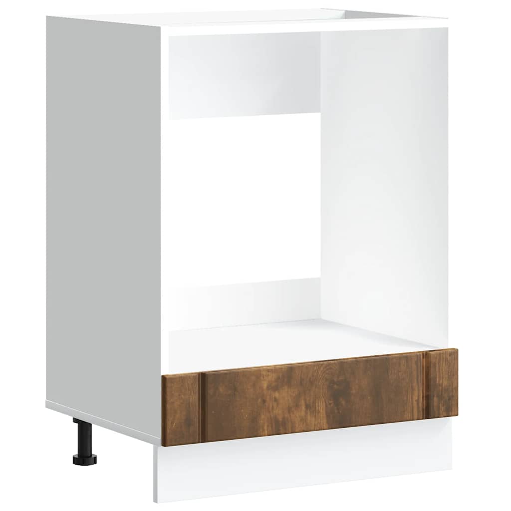 vidaXL Ντουλάπι φούρνου "Lucca" Καπνιστό ξύλο δρυός μηχανουργίας