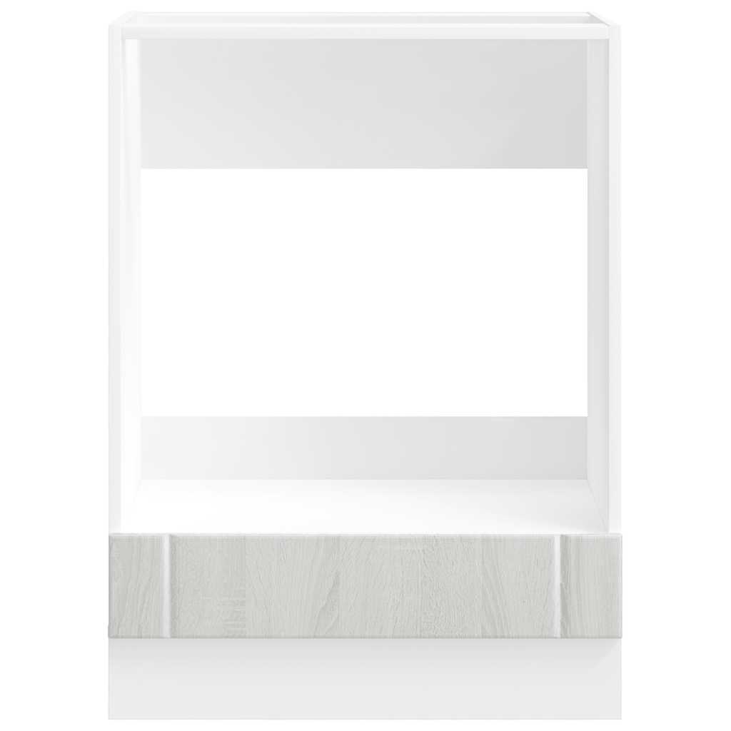 vidaXL Ντουλάπι φούρνου "Lucca" Γκρι Sonoma Κατασκευασμένο ξύλο