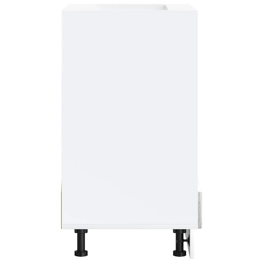 vidaXL Ντουλάπι φούρνου "Lucca" Γκρι Sonoma Κατασκευασμένο ξύλο