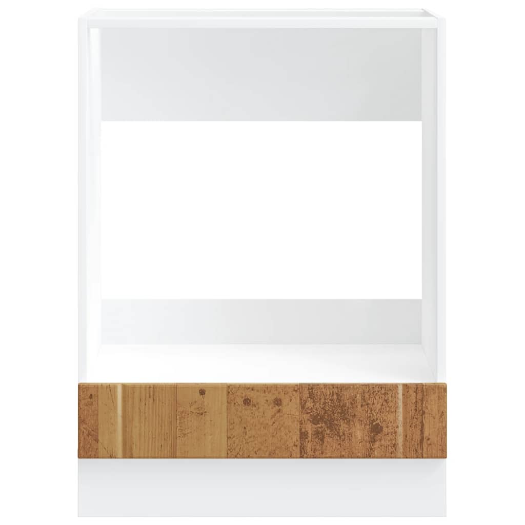 vidaXL Ντουλάπι φούρνου "Lucca" Παλιό ξύλο Κατασκευασμένο ξύλο