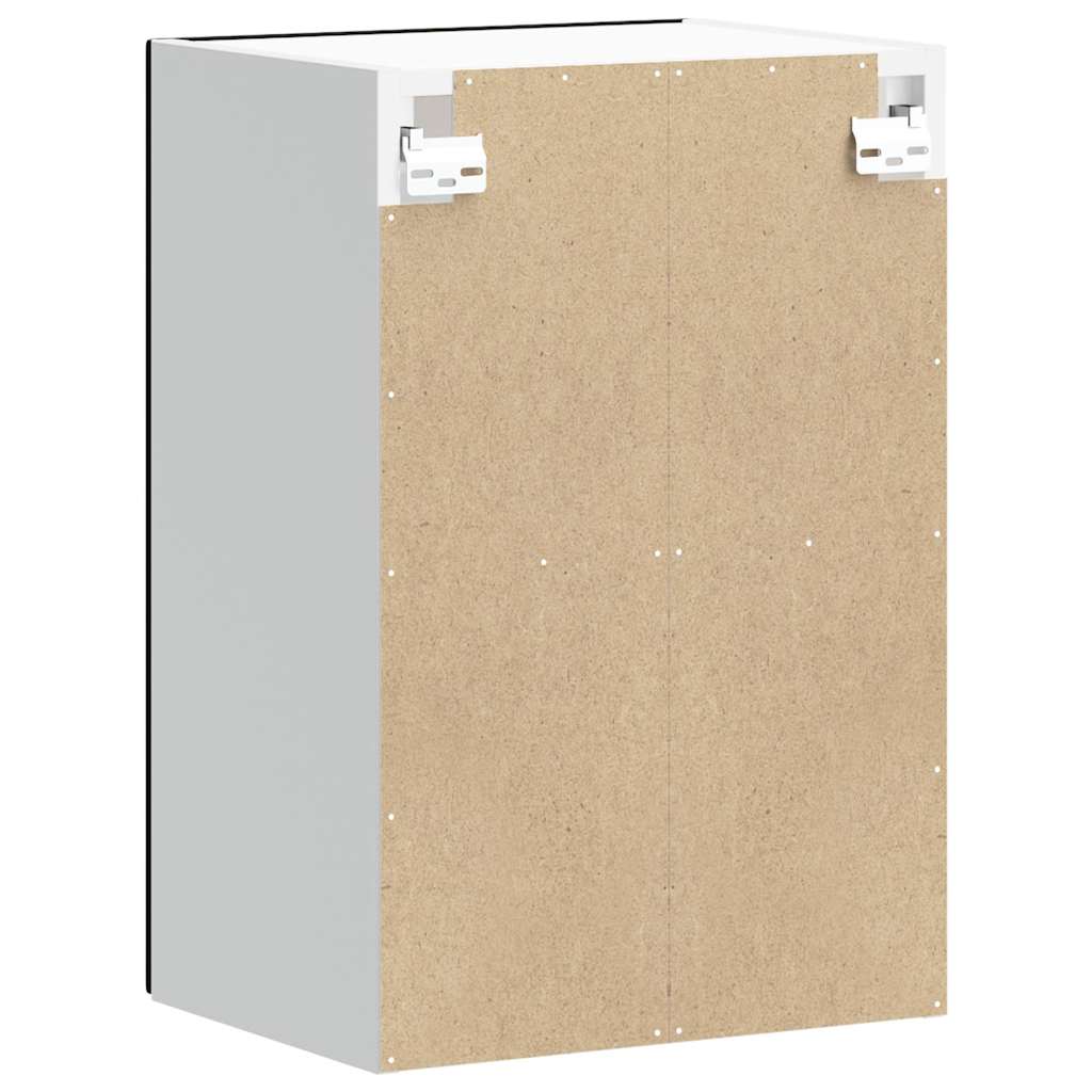 vidaXL Ντουλάπι τοίχου κουζίνας με γυάλινη πόρτα "Lucca" Μαύρο