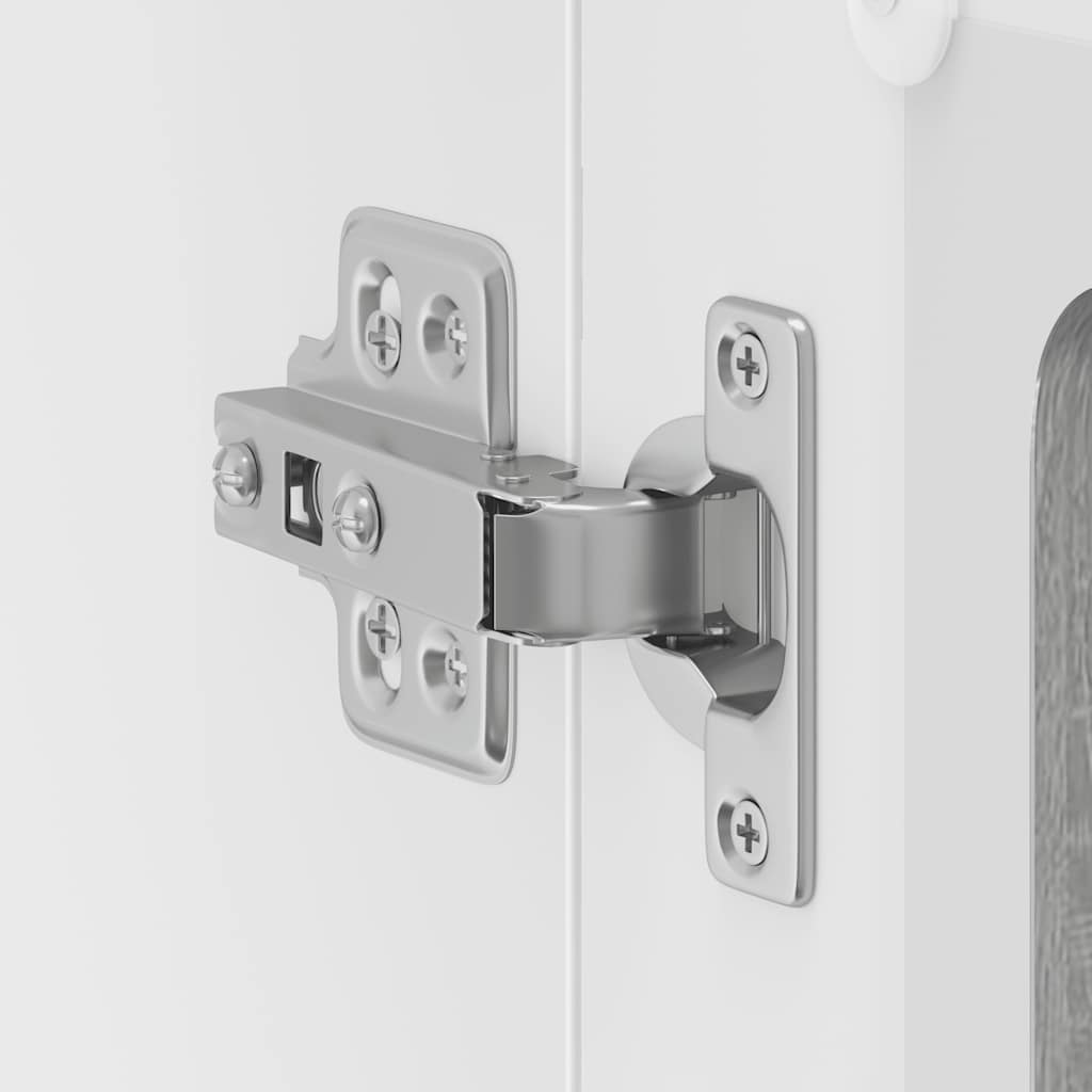 vidaXL Ντουλάπι τοίχου κουζίνας με γυάλινη πόρτα "Lucca" Γκρι Sonoma