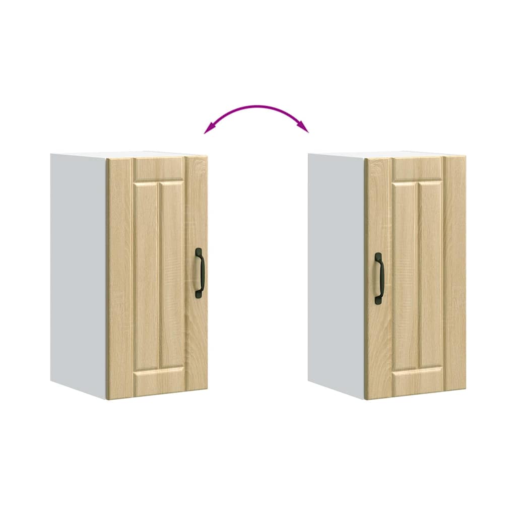 vidaXL ντουλάπι τοίχου κουζίνας "Lucca" Sonoma Oak Engineered Wood