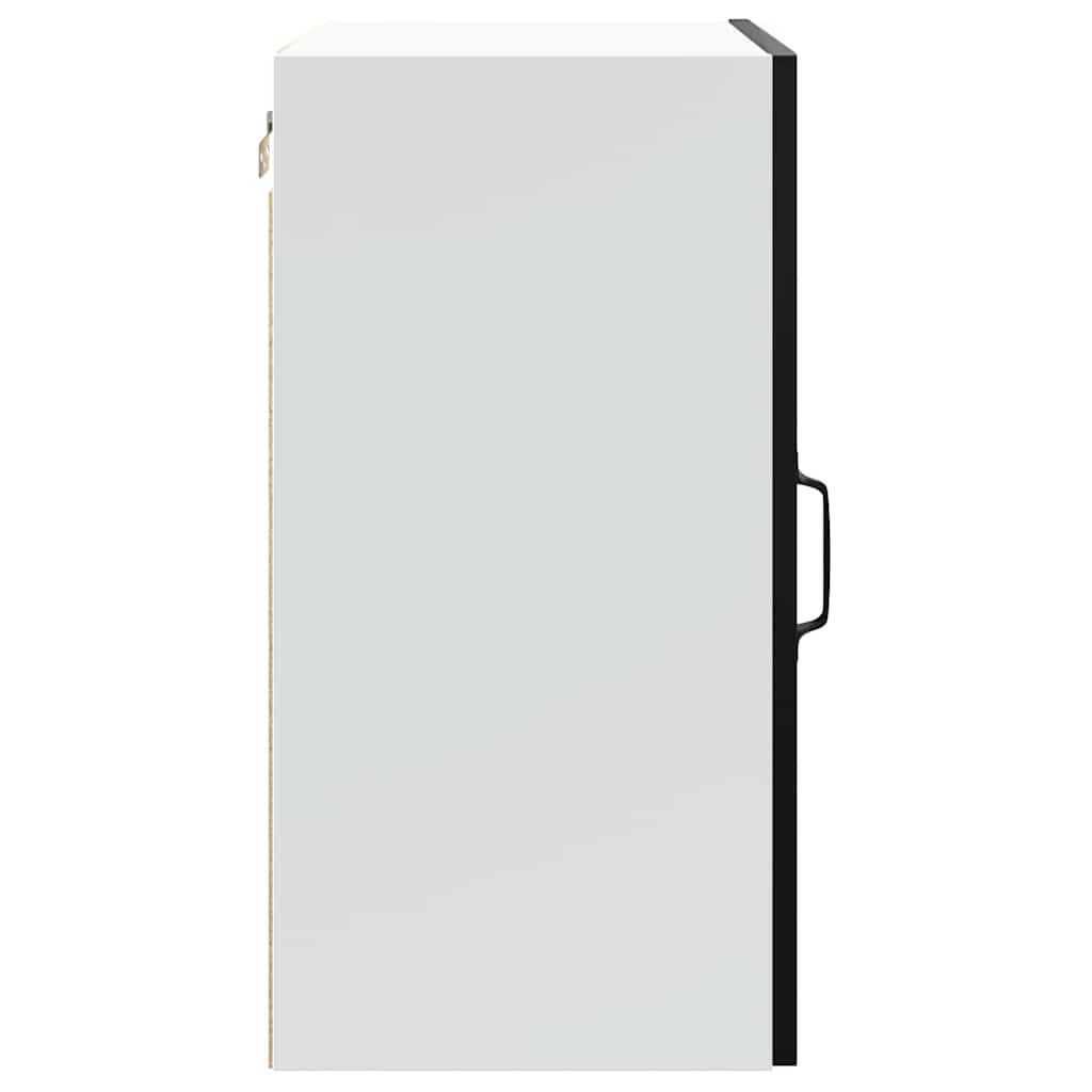 vidaXL Ντουλάπι τοίχου κουζίνας "Lucca" Μαύρο κατασκευασμένο ξύλο