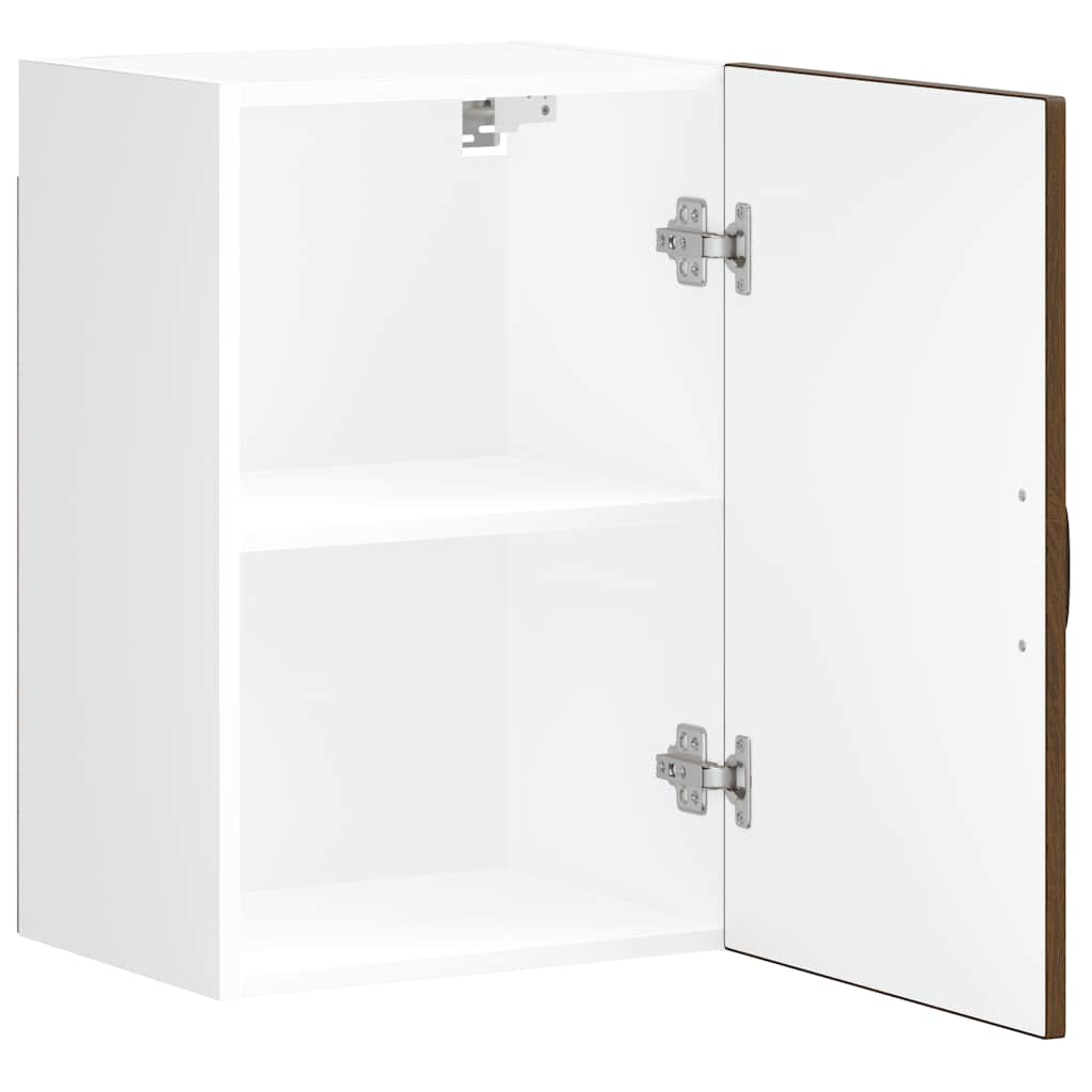 vidaXL ντουλάπι τοίχου κουζίνας "Lucca" Καφέ δρυς καπλαμά ξύλινο