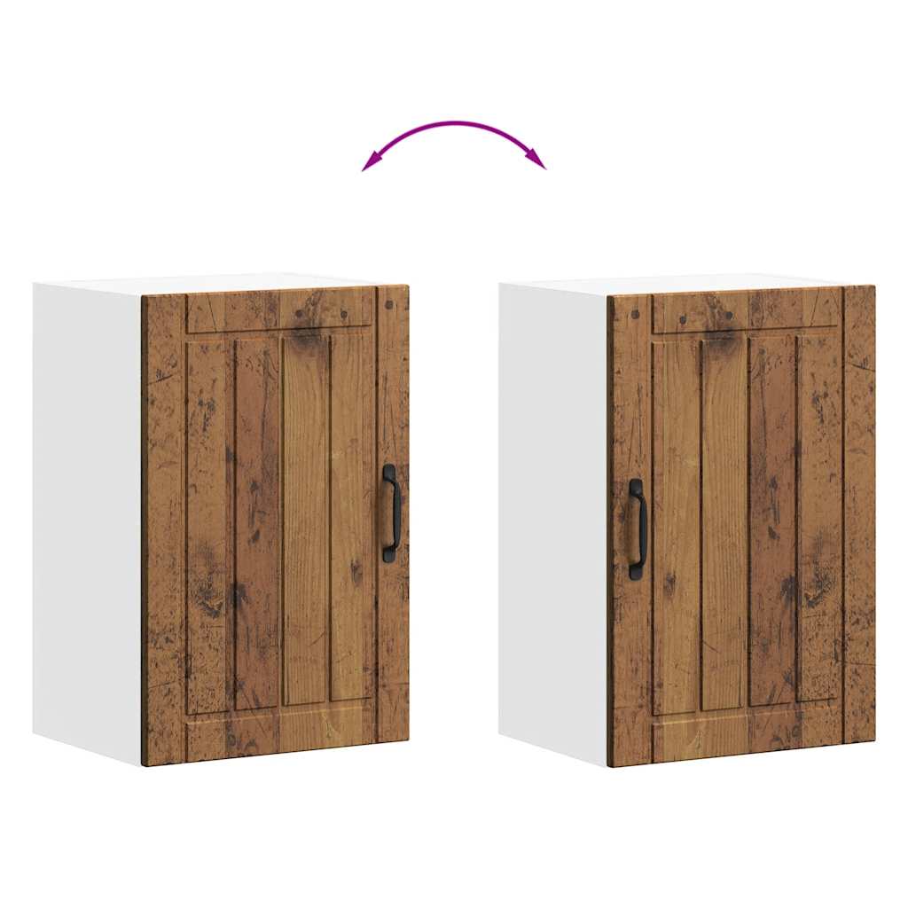 vidaXL ντουλάπι τοίχου κουζίνας "Lucca" Παλιό ξύλο