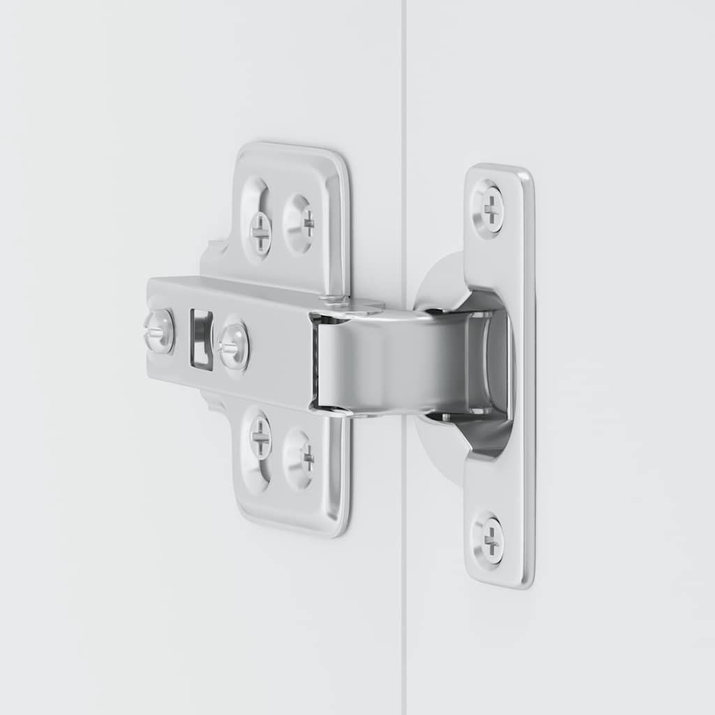 vidaXL ντουλάπι τοίχου κουζίνας "Lucca" Λευκό κατασκευασμένο ξύλο