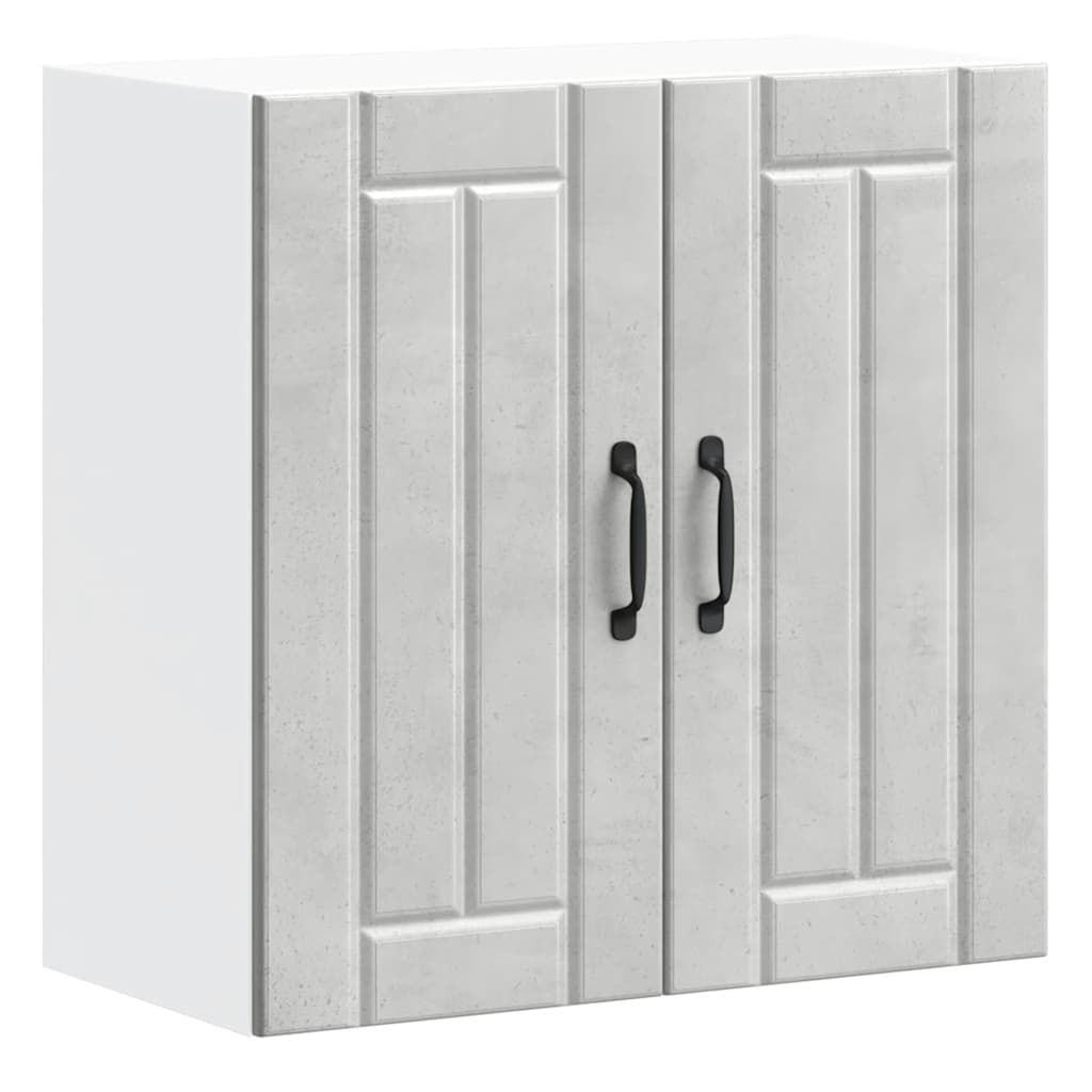 vidaXL ντουλάπι τοίχου κουζίνας "Lucca" Σκυρόδεμα γκρι