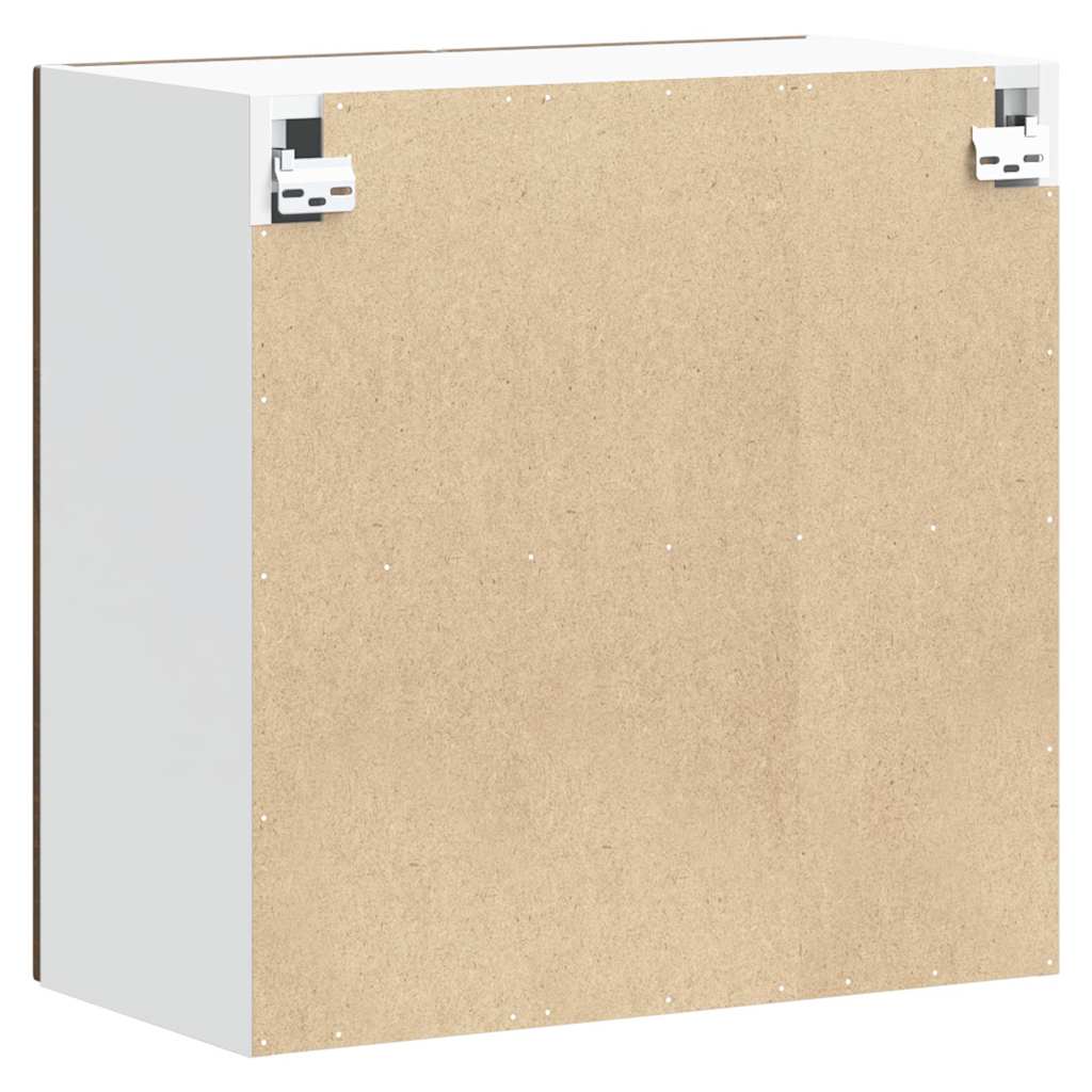 vidaXL ντουλάπι τοίχου κουζίνας "Lucca" Καφέ δρυς καπλαμά ξύλινο