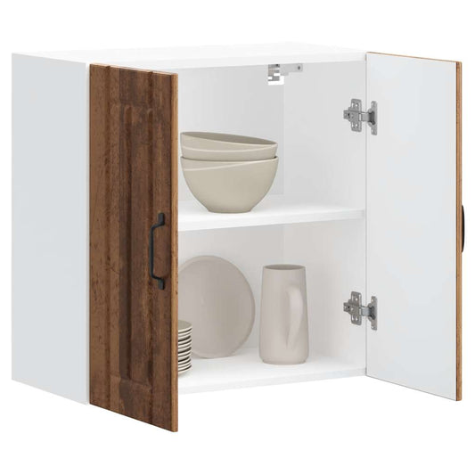 vidaXL ντουλάπι τοίχου κουζίνας "Lucca" Παλιό ξύλο