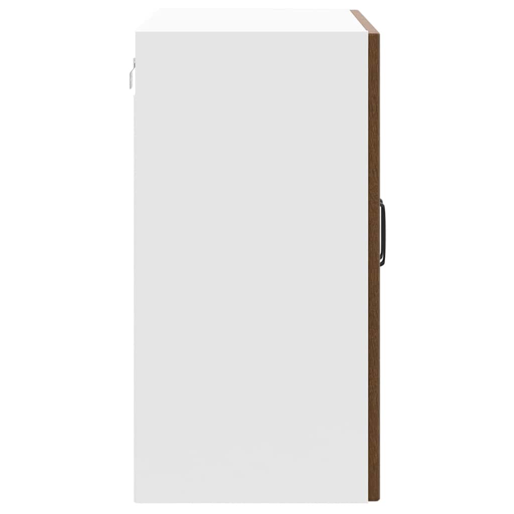 vidaXL ντουλάπι τοίχου κουζίνας "Lucca" Καφέ δρυς καπλαμά ξύλινο