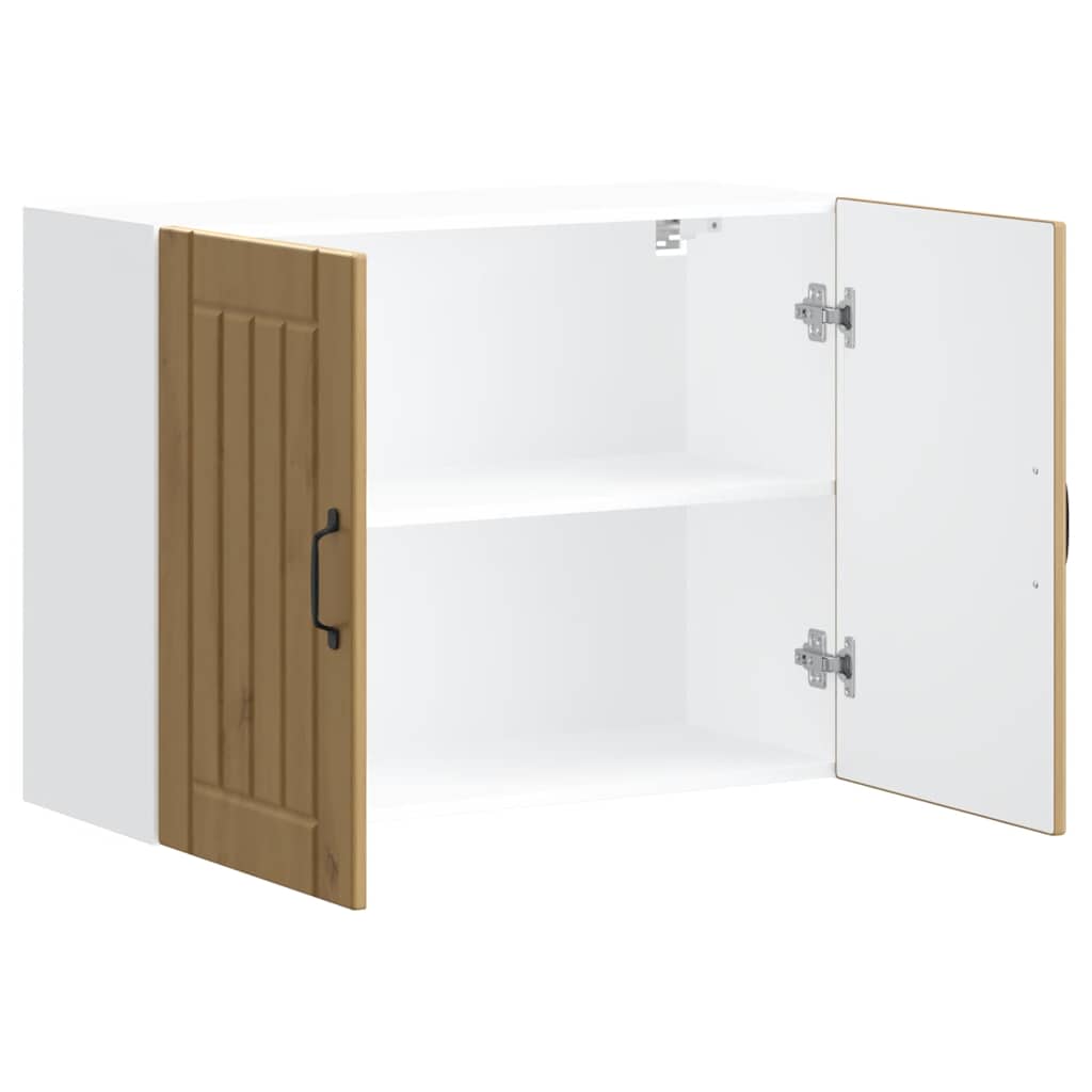 vidaXL ντουλάπι τοίχου κουζίνας "Lucca" Artisan Oak Engineered Wood