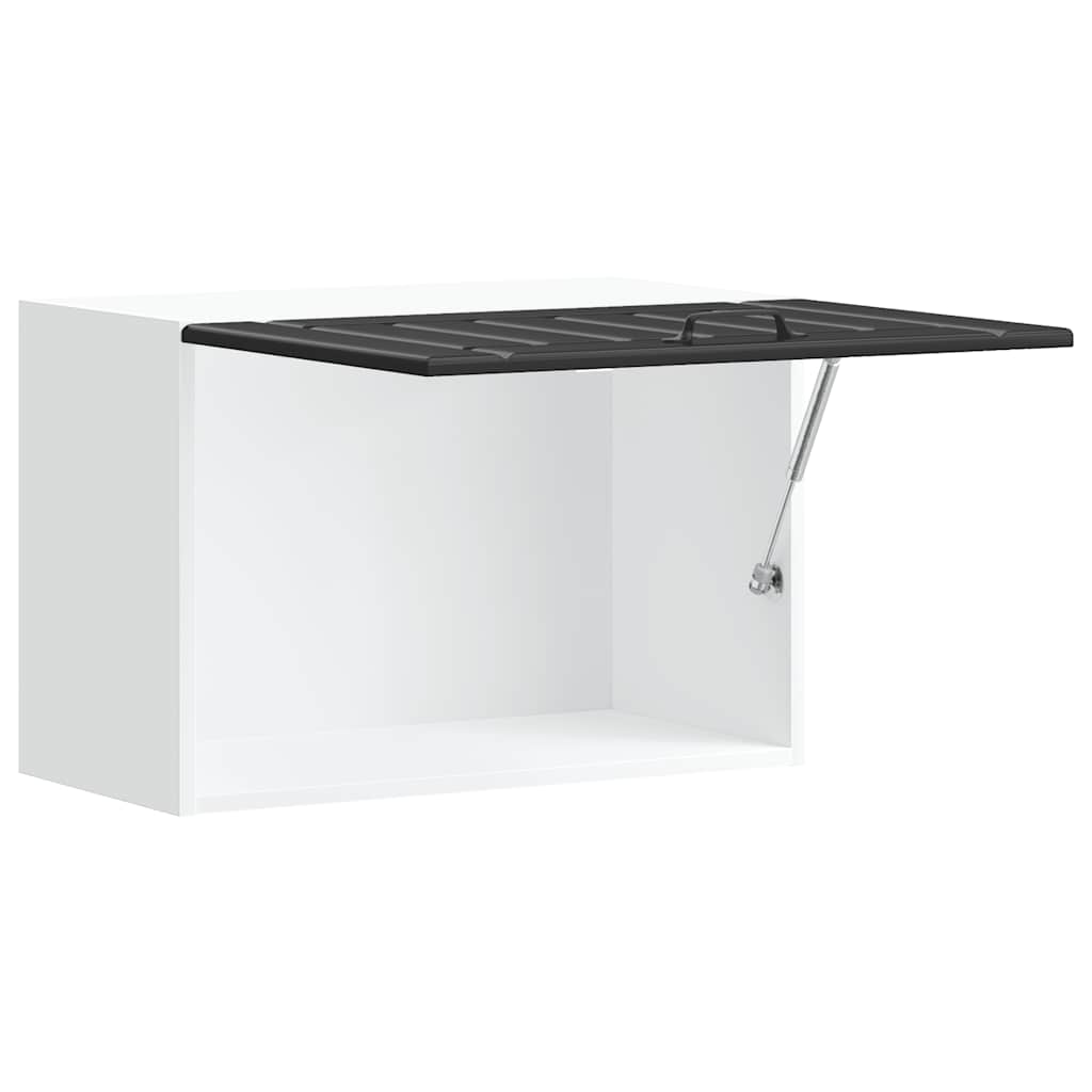 vidaXL Ντουλάπι τοίχου κουζίνας "Lucca" Μαύρο κατασκευασμένο ξύλο