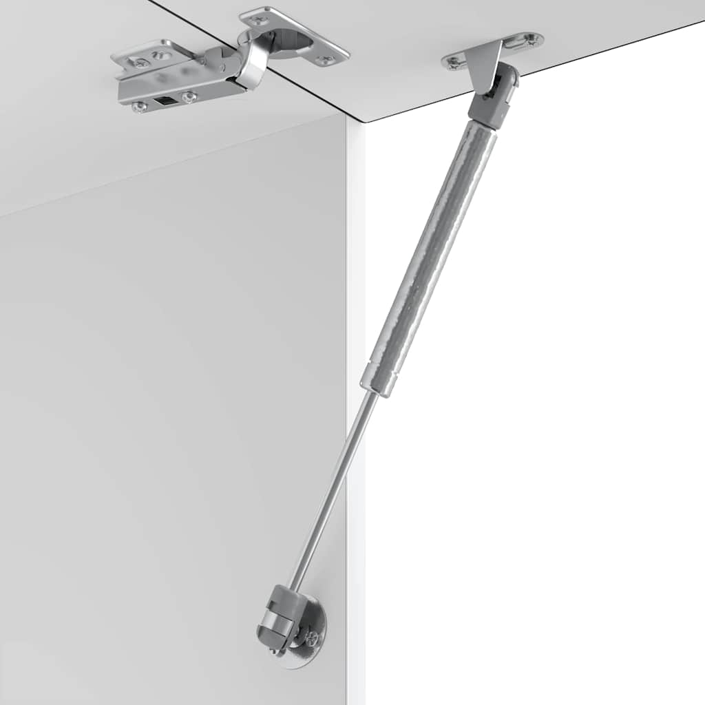 vidaXL Ντουλάπι τοίχου κουζίνας "Lucca" Μαύρο κατασκευασμένο ξύλο