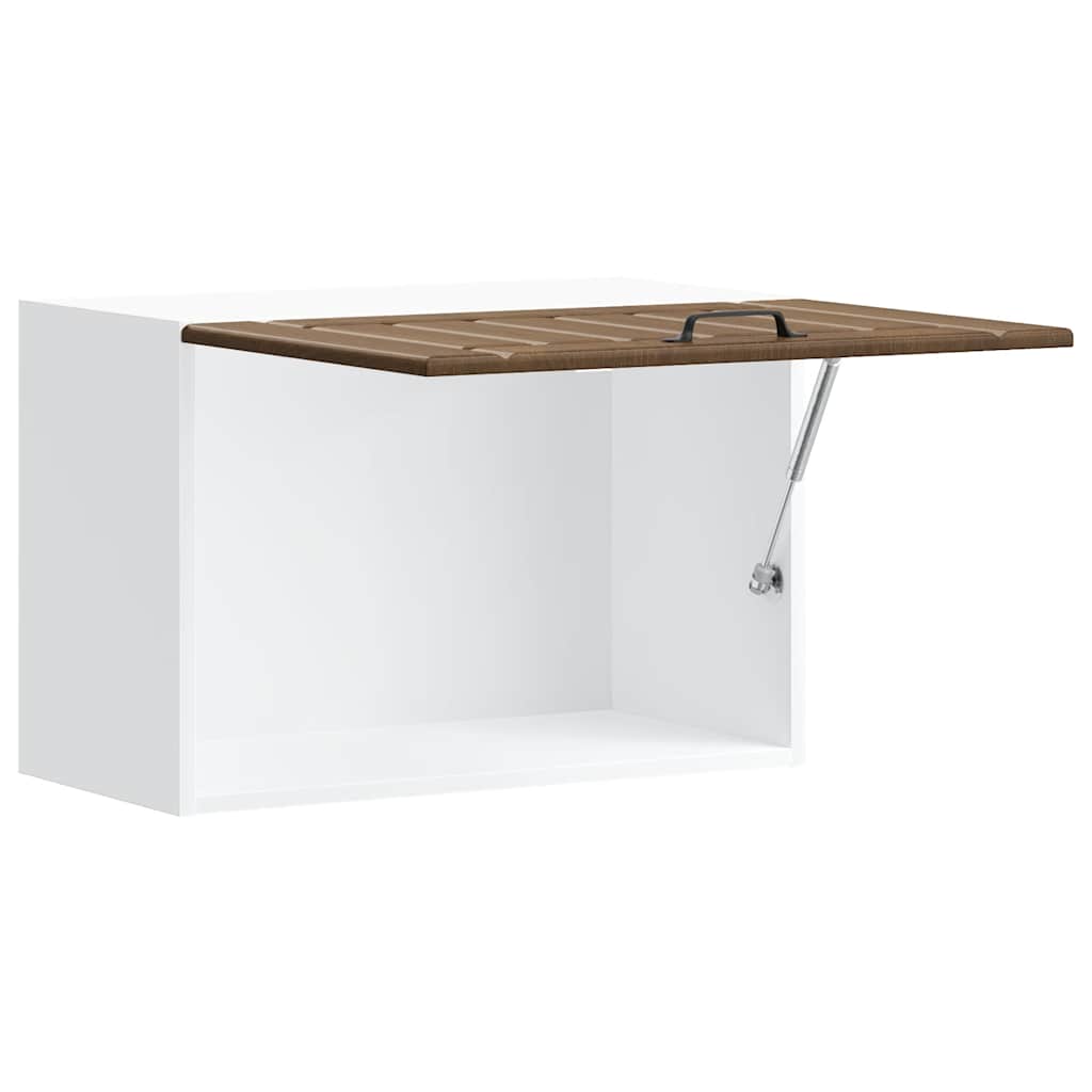 vidaXL ντουλάπι τοίχου κουζίνας "Lucca" Καφέ δρυς καπλαμά ξύλινο