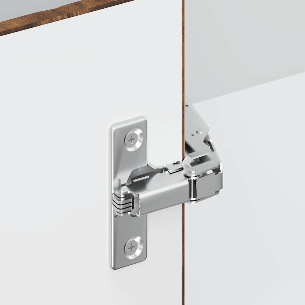 vidaXL Γωνιακό ντουλάπι τοίχου κουζίνας "Lucca" Καπνιστό ξύλο