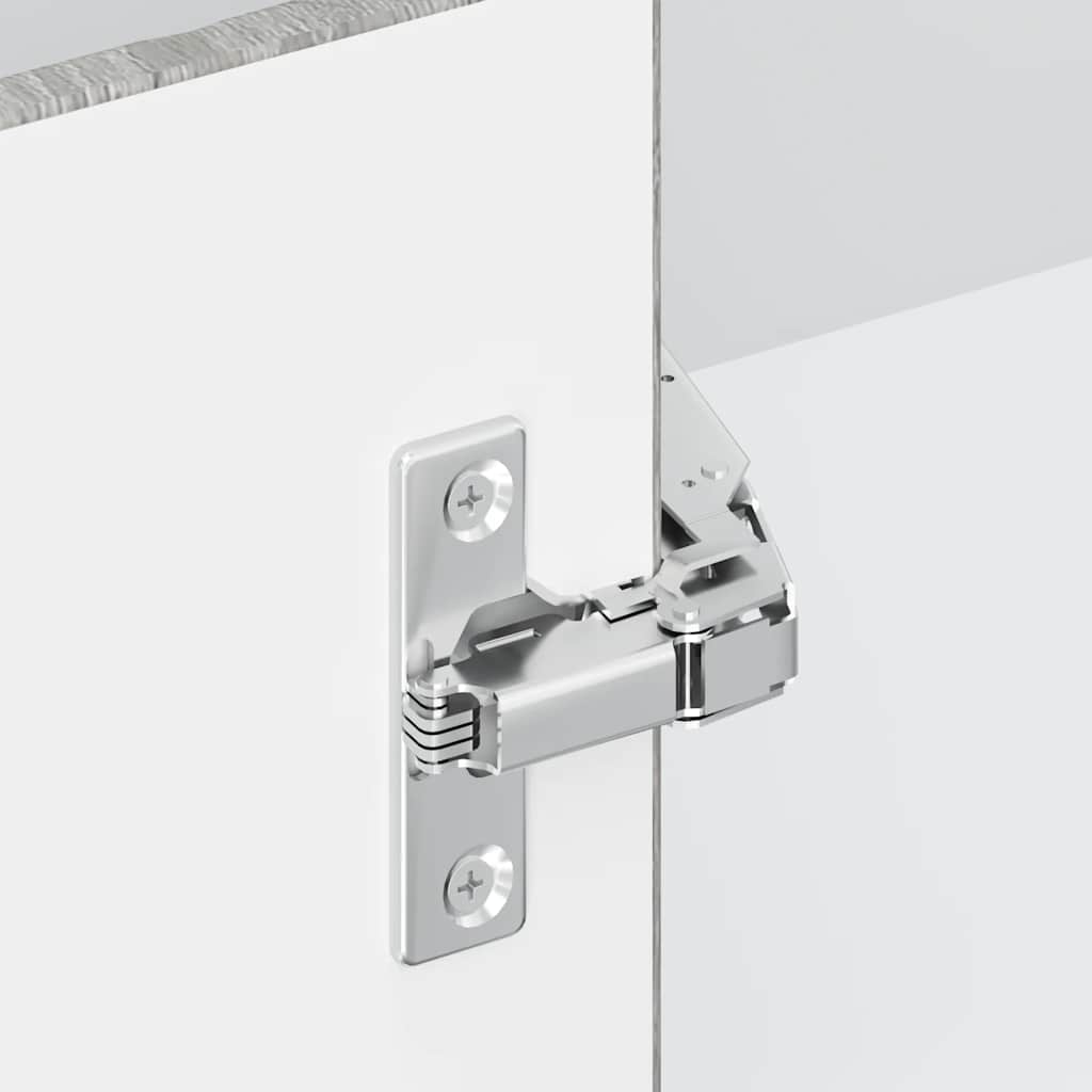 vidaXL Γωνιακό ντουλάπι τοίχου κουζίνας "Lucca" Γκρι Sonoma