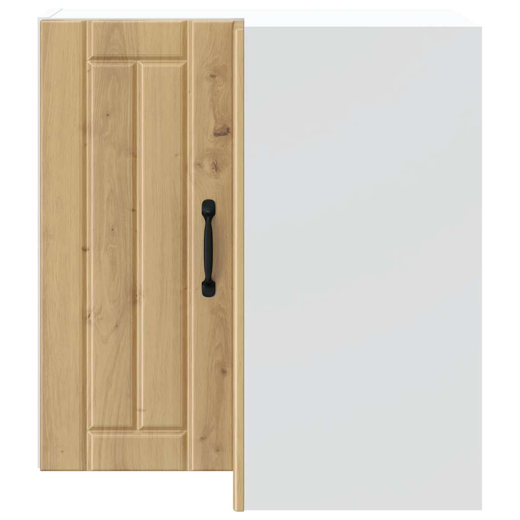 vidaXL Γωνιακό ντουλάπι κουζίνας τοίχου "Lucca" Artisan Oak