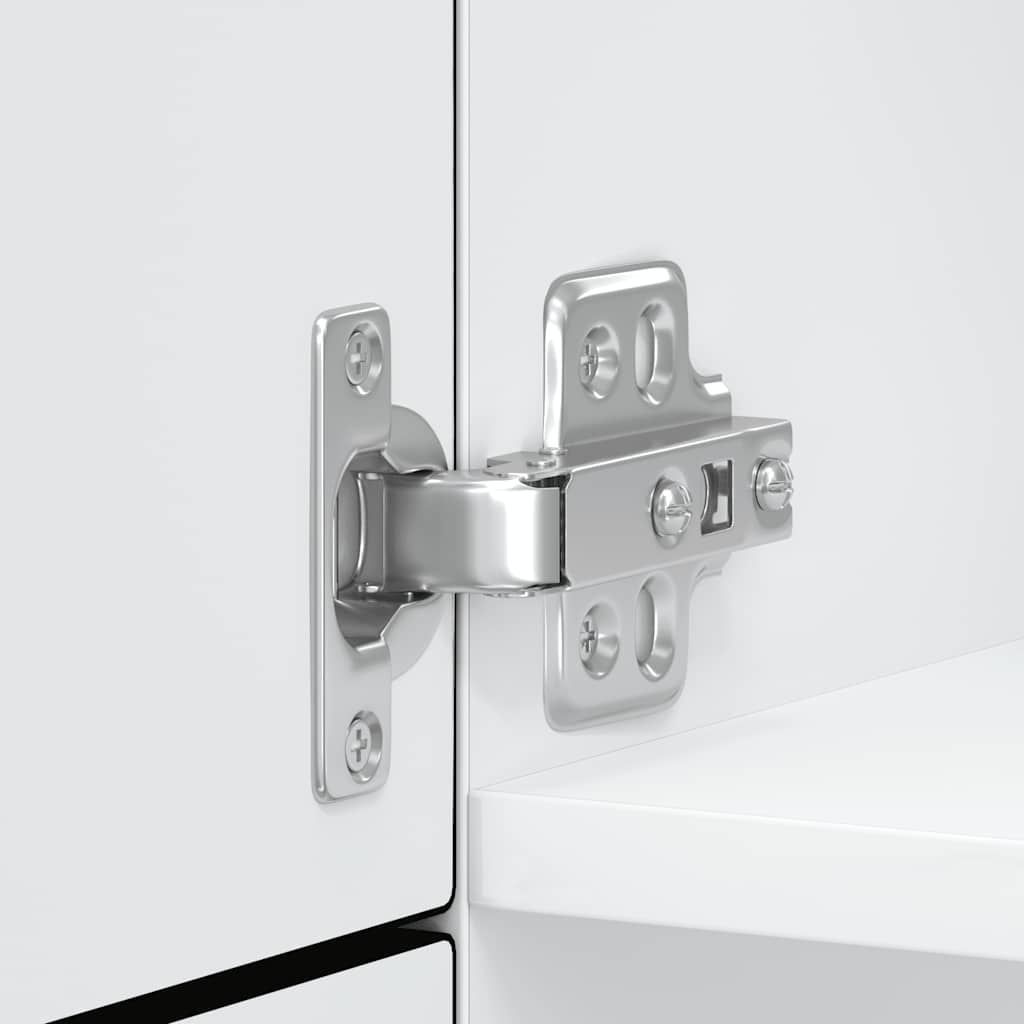 vidaXL Ντουλάπι κουζίνας "Lucca" Μαύρο μηχανουργικό ξύλο