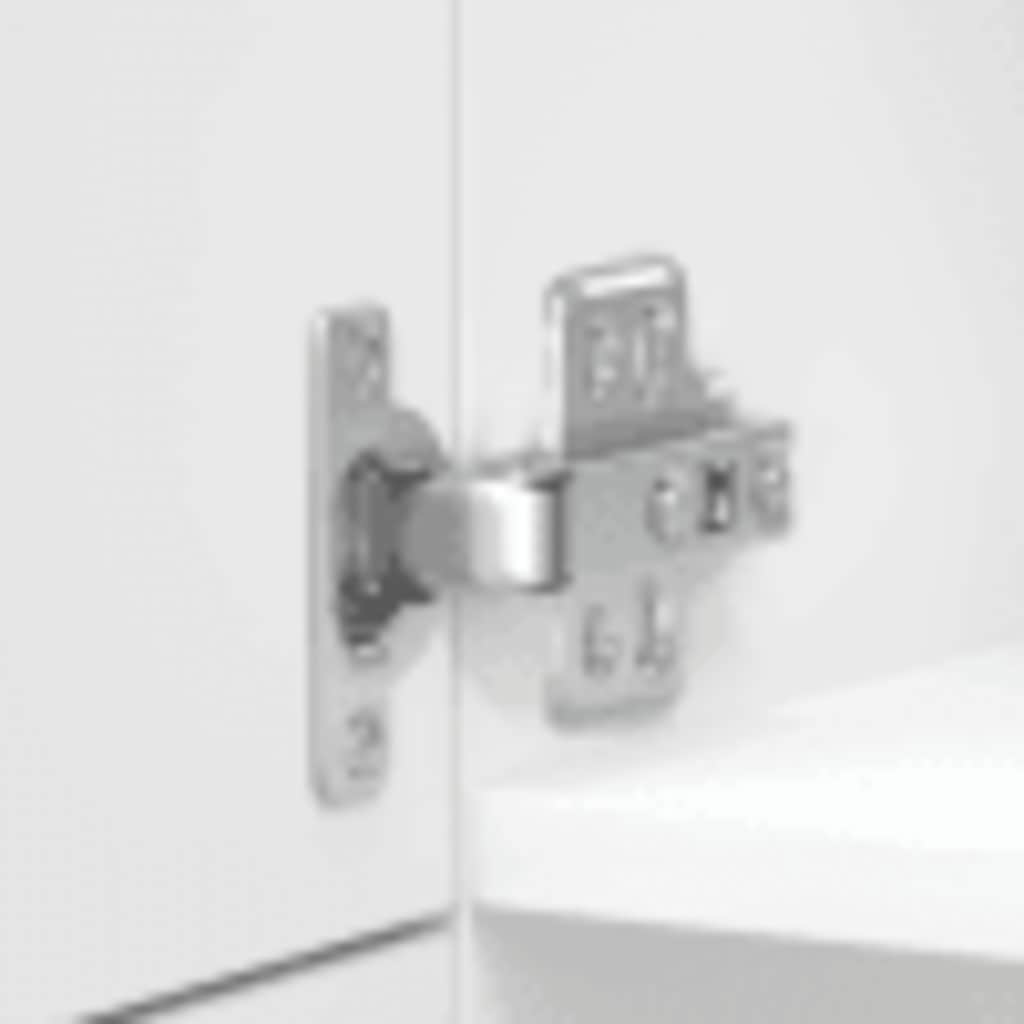 vidaXL Ντουλάπι κουζίνας "Lucca" Υψηλή γυαλιστερή λευκή ξύλινη