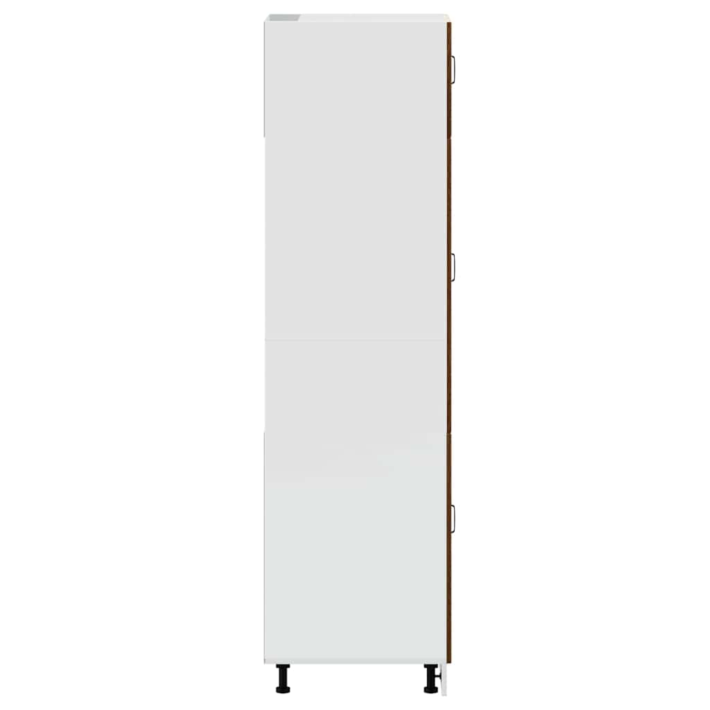 vidaXL Ντουλάπι κουζίνας "Lucca" Καφέ δρυς καπλαμά Ξύλο