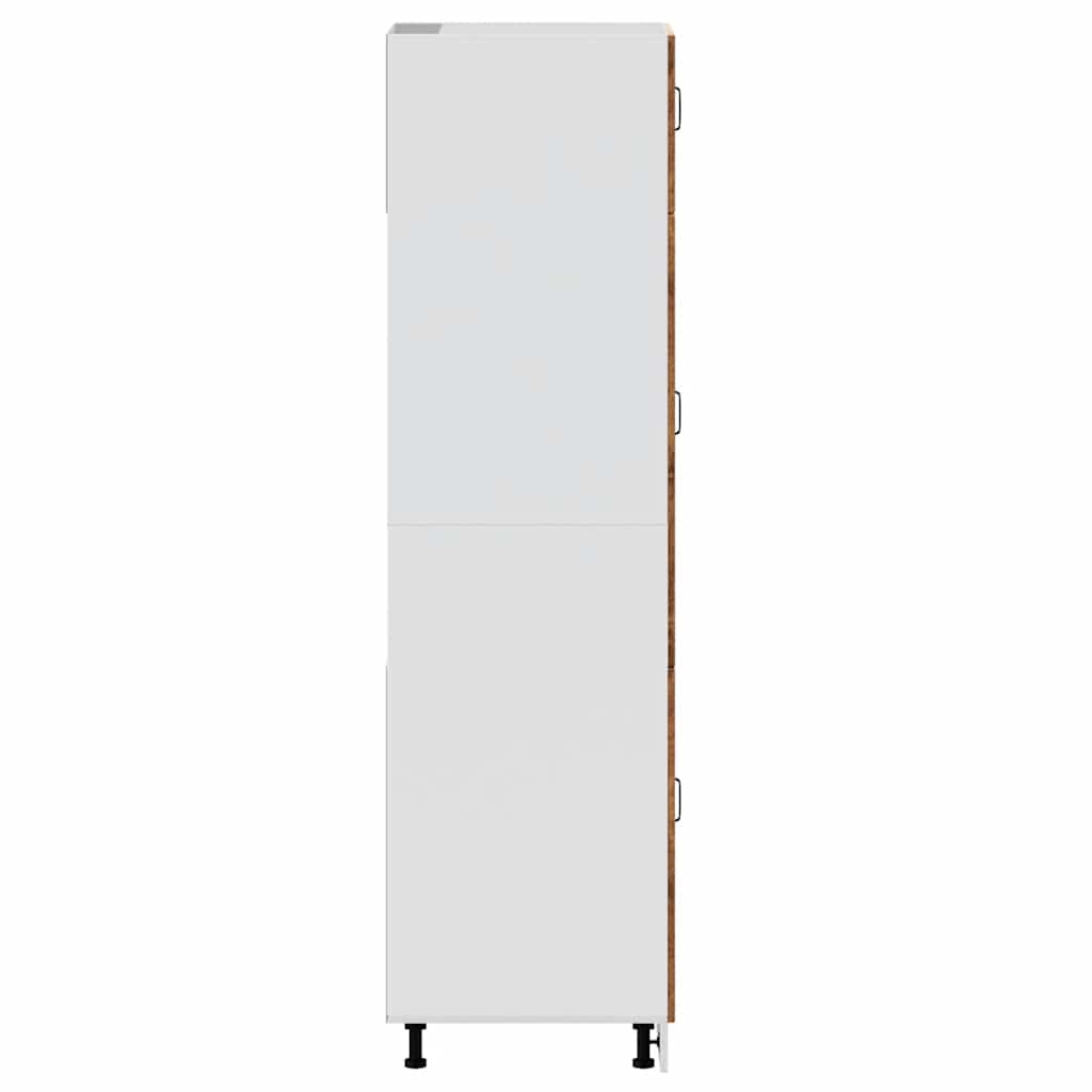 vidaXL Ντουλάπι κουζίνας "Lucca" Παλιό ξύλο Μηχανουργικό ξύλο