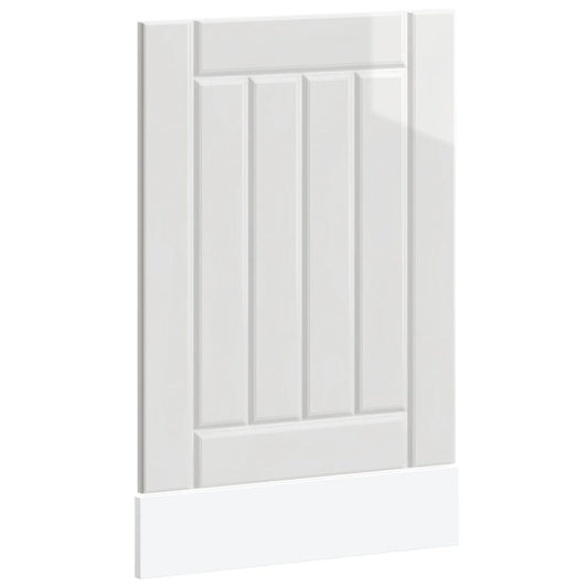 vidaXL Πίνακας πλυντηρίου πιάτων "Lucca" High Gloss White