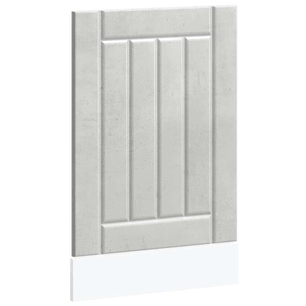 vidaXL Πλυντήριο πιάτων Πίνακας "Lucca" Σκυρόδεμα Γκρι