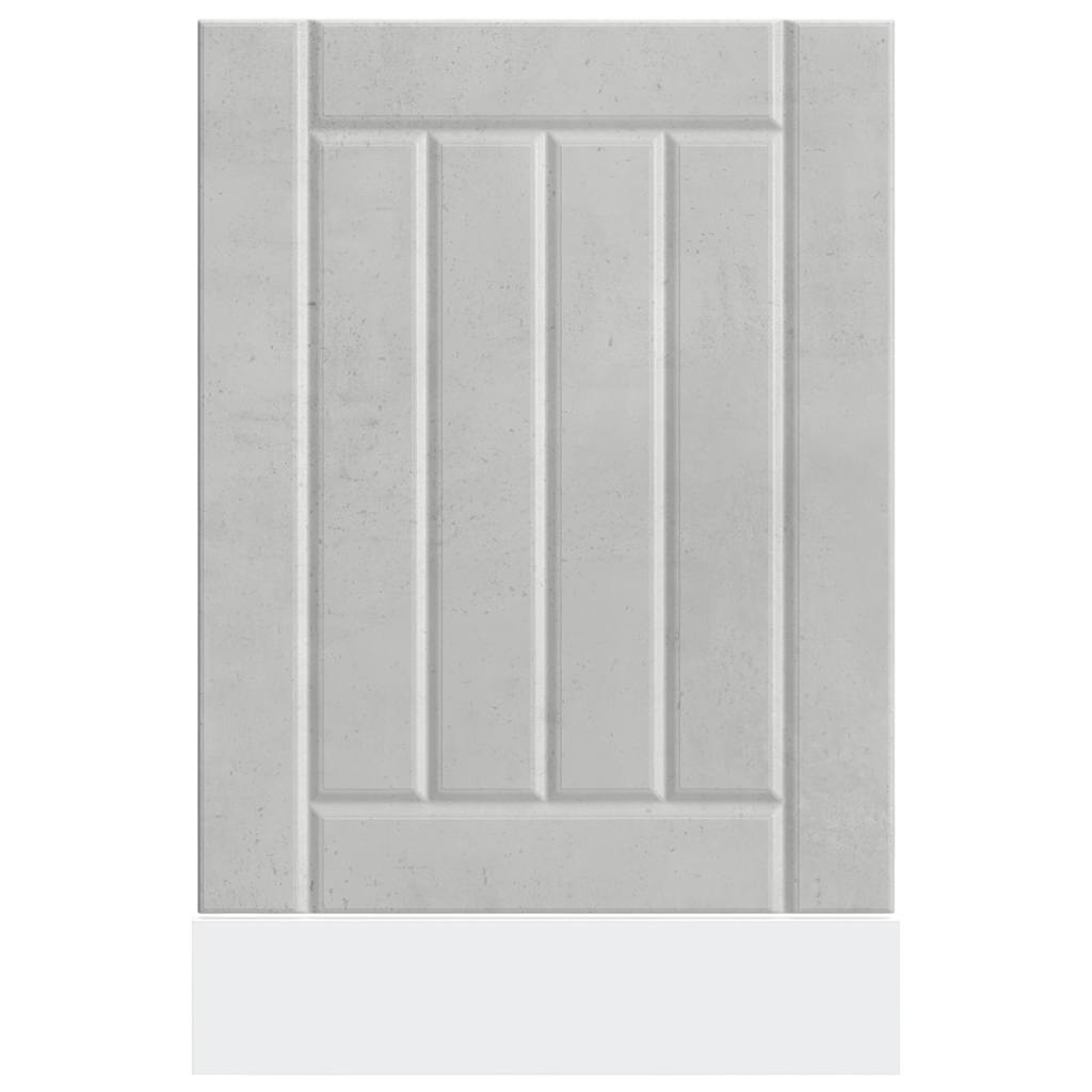 vidaXL Πλυντήριο πιάτων Πίνακας "Lucca" Σκυρόδεμα Γκρι