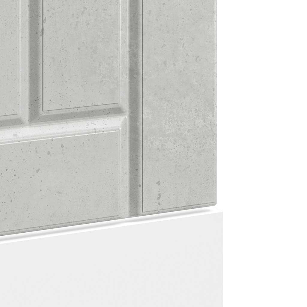 vidaXL Πλυντήριο πιάτων Πίνακας "Lucca" Σκυρόδεμα Γκρι