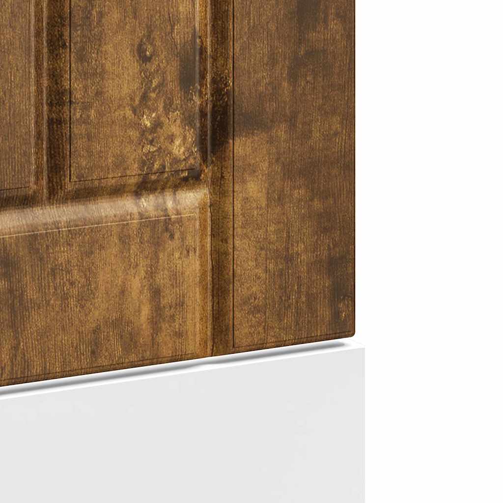 vidaXL Πίνακας πλυντηρίου πιάτων "Lucca" Καπνιστό ξύλο