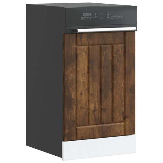 vidaXL Πίνακας πλυντηρίου πιάτων "Lucca" Καπνιστό ξύλο