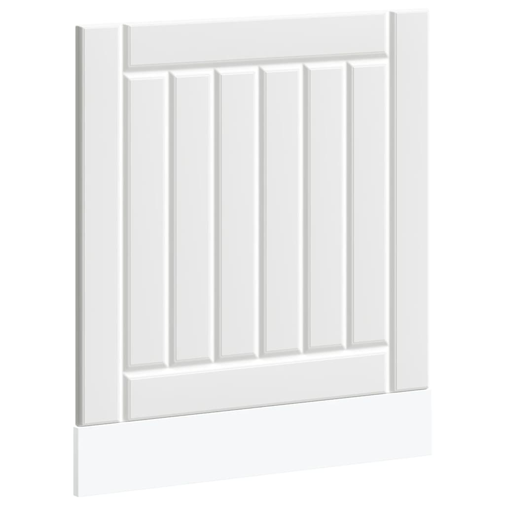 vidaXL Πίνακας πλυντηρίου πιάτων "Lucca" Λευκό μηχανικό ξύλο