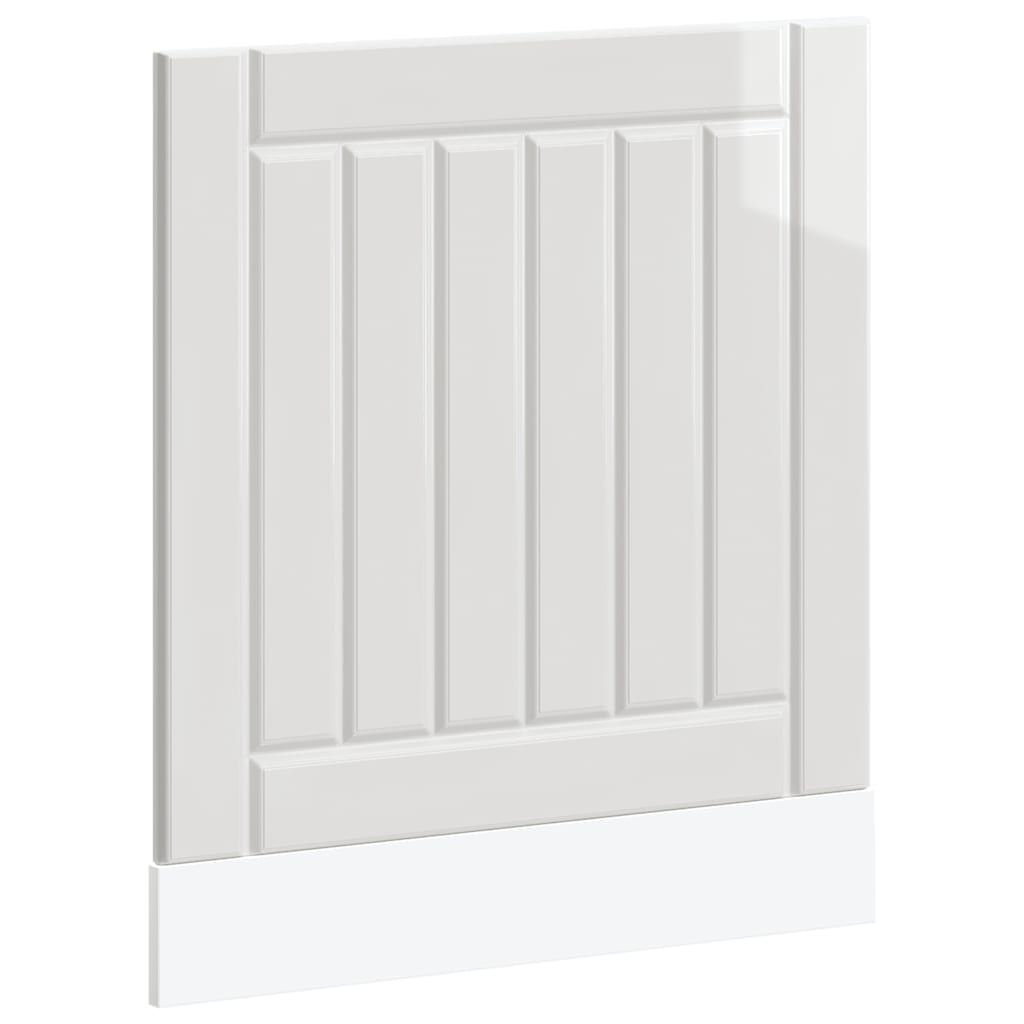 vidaXL Πίνακας πλυντηρίου πιάτων "Lucca" High Gloss White