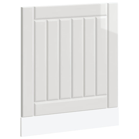 vidaXL Πίνακας πλυντηρίου πιάτων "Lucca" High Gloss White