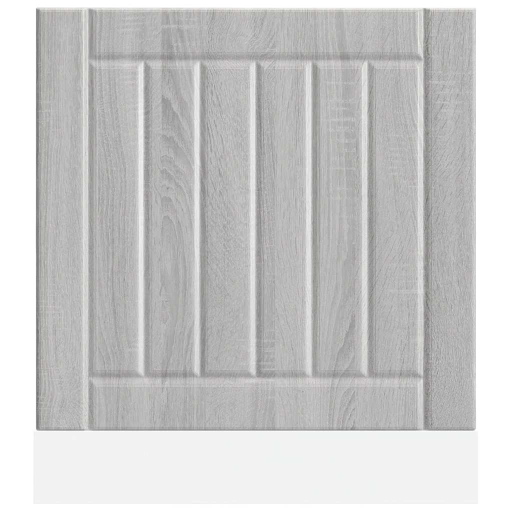 vidaXL Πίνακας πλυντηρίου πιάτων "Lucca" Γκρι Sonoma