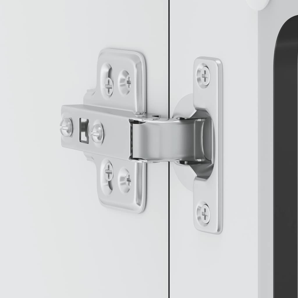 vidaXL Ντουλάπι τοίχου κουζίνας με γυάλινη πόρτα "Lucca" Μαύρο