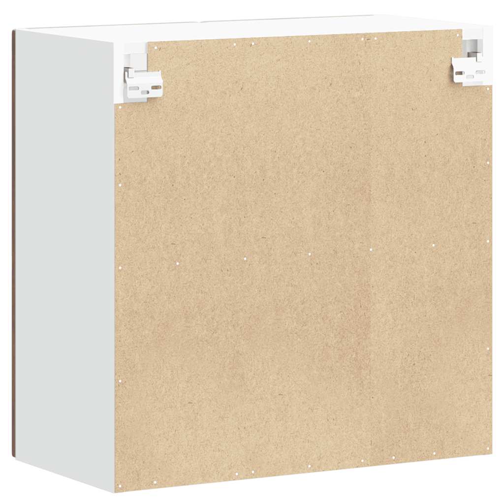 vidaXL Ντουλάπι τοίχου κουζίνας με γυάλινη πόρτα "Lucca"