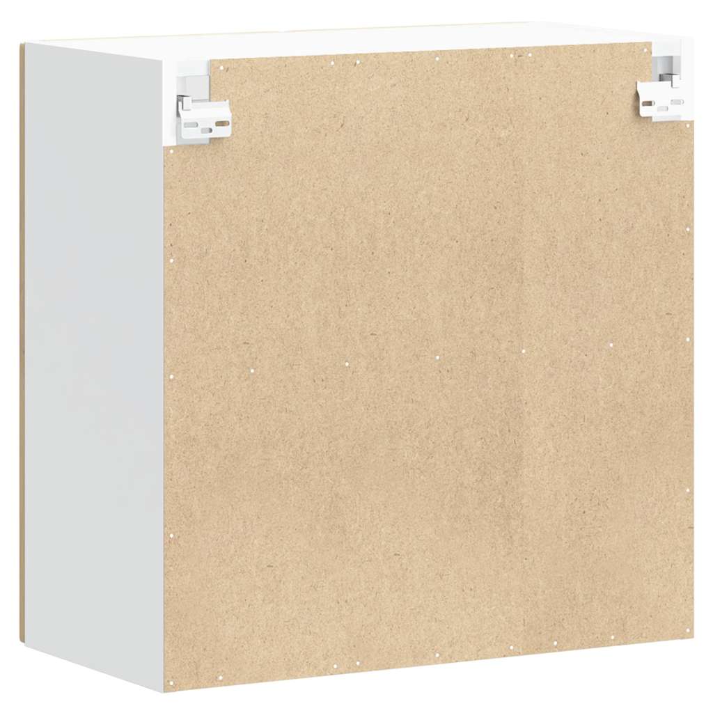 vidaXL Ντουλάπι Κουζίνας με Γυάλινη Πόρτα "Lucca" από Τεχνητό Ξύλο Δρυός Artisan