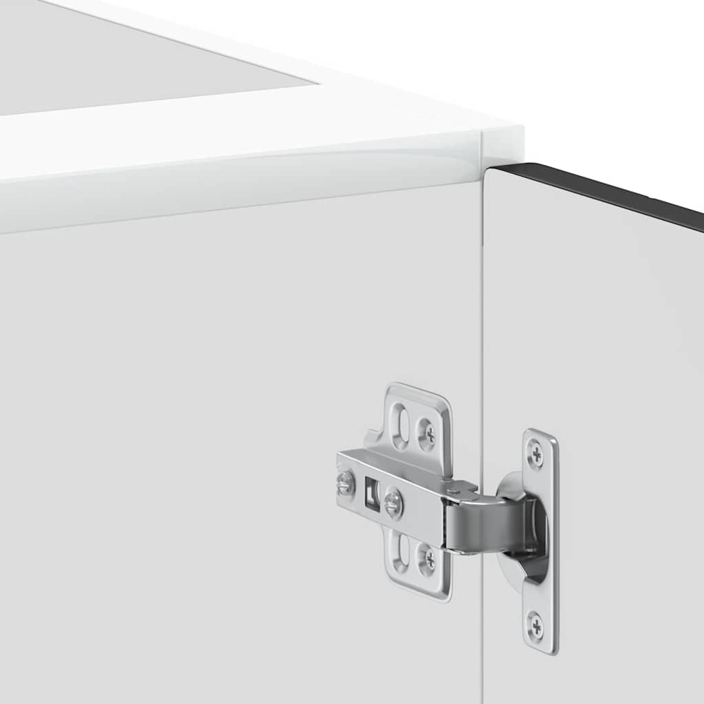 vidaXL ντουλάπι βάσης κουζίνας Porto Μαύρο κατασκευασμένο ξύλο