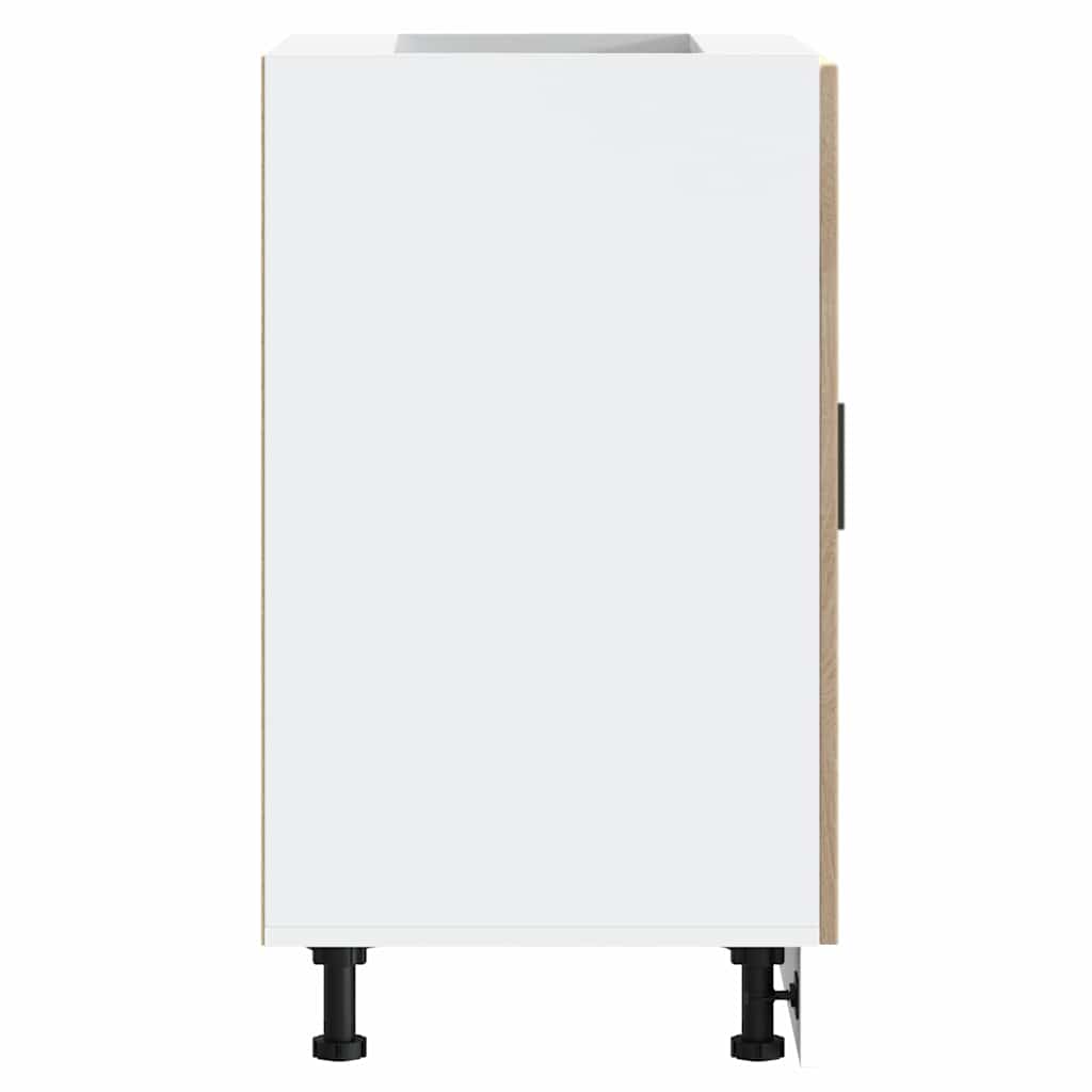 vidaXL ντουλάπι βάσης κουζίνας Porto Δρυς sonoma κατασκευασμένο ξύλο