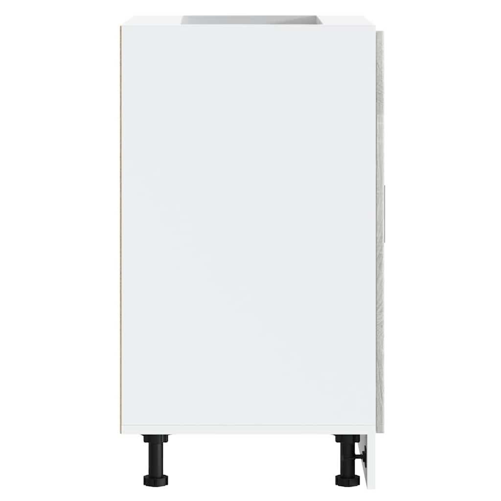 vidaXL ντουλάπι βάσης κουζίνας Porto Γκρίζο Σονόμα κατασκευασμένο ξύλο